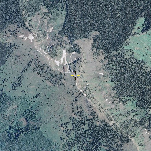 Aerial/Satellite Image of Piney Peak, CO