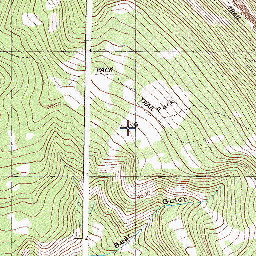 Topographic Map of Big Park, CO