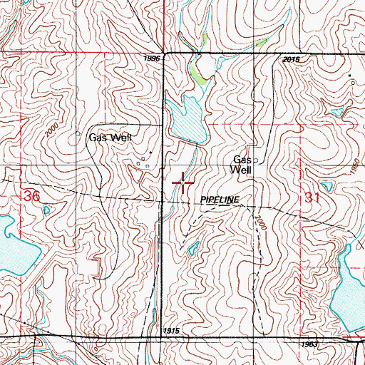Topographic Map of Quartermaster Site 10 Dam, OK