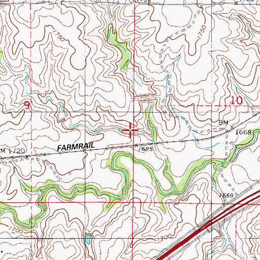 Topographic Map of Turkey Creek Site 4 Reservoir, OK