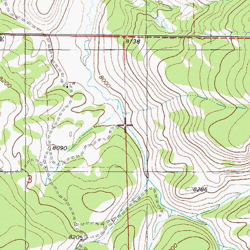 Topographic Map of Sulfur Trail, CO