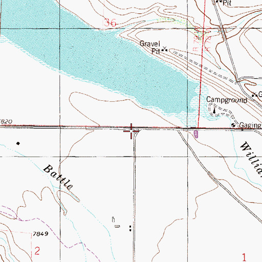 Topographic Map of Columbine School, CO