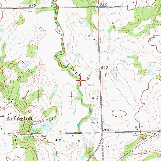 Topographic Map of Big Wewoka Creek Site 16 Dam, OK