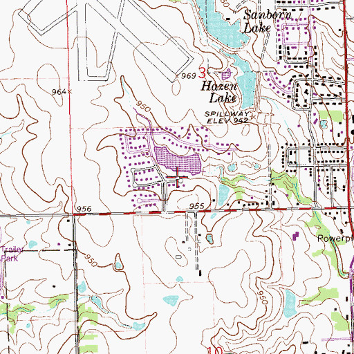 Topographic Map of Stillwater Creek Site 29 Dam, OK
