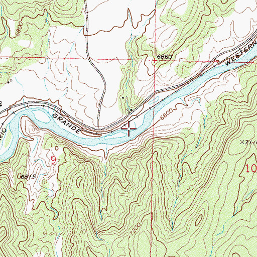 Topographic Map of Stifel Creek, CO