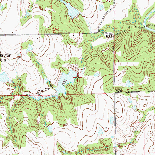 Topographic Map of Stillwater Creek Site 56 Dam, OK