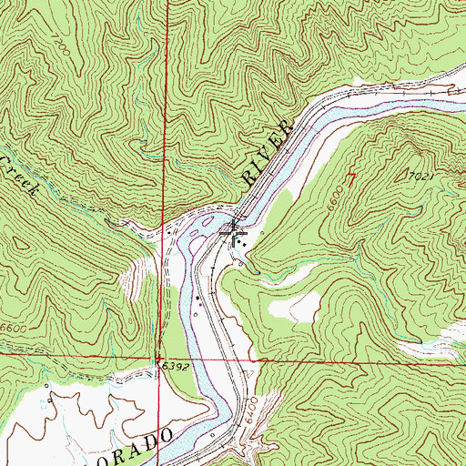 Topographic Map of Posey Creek, CO