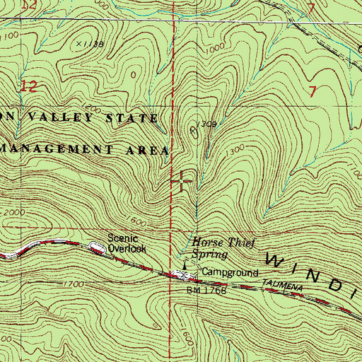 Topographic Map of Sallisaw Creek Site 17 Dam, OK