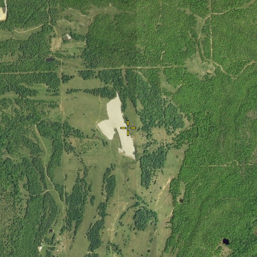 Aerial/Satellite Image of Mcentire Lake Dam, OK