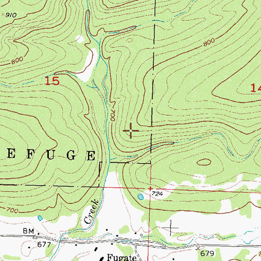 Topographic Map of Atoka County Dam, OK