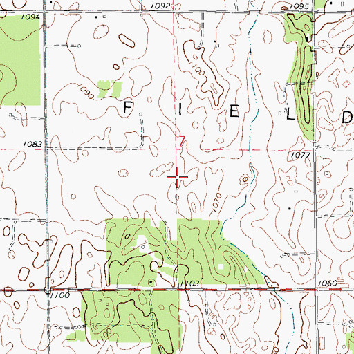 Topographic Map of Winter Creek Site 10 Dam, OK