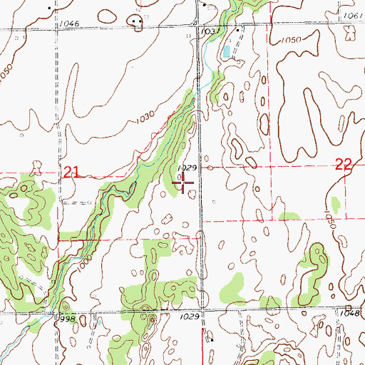 Topographic Map of Winter Creek Site 11 Dam, OK