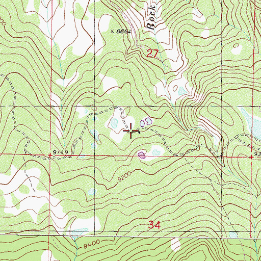 Topographic Map of Piney Guard Station, CO