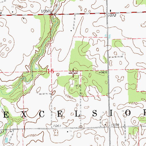 Topographic Map of Winter Creek Site 16 Dam, OK