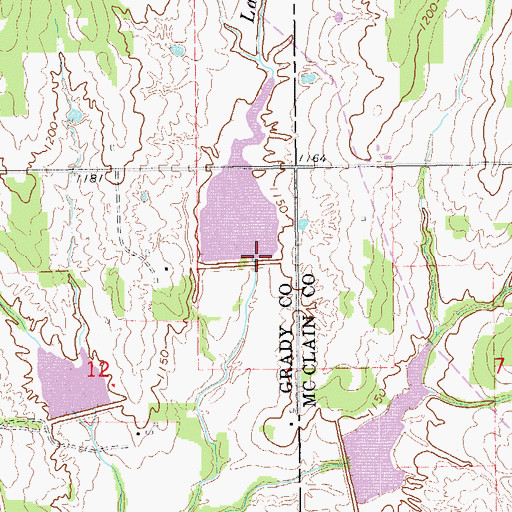 Topographic Map of Winter Creek Site 18 Dam, OK