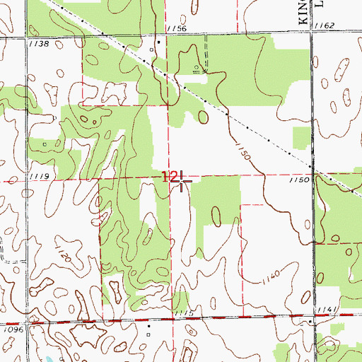 Topographic Map of Winter Creek Site 20 Dam, OK