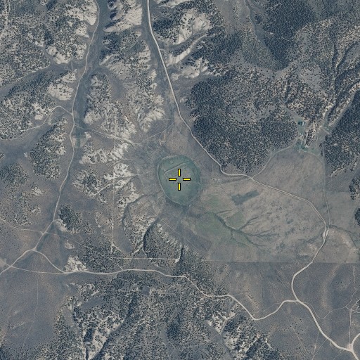 Aerial/Satellite Image of Dry Lake, CO