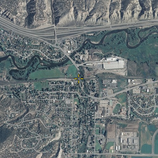 Aerial/Satellite Image of Gypsum, CO