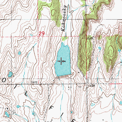 Topographic Map of Sugar Creek Site 25 Reservoir, OK