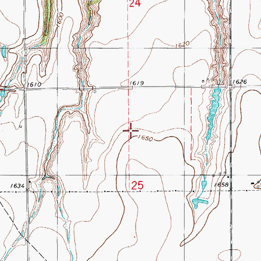 Topographic Map of Sugar Creek Site 15 Reservoir, OK