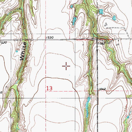 Topographic Map of Sugar Creek Site 18 Dam, OK