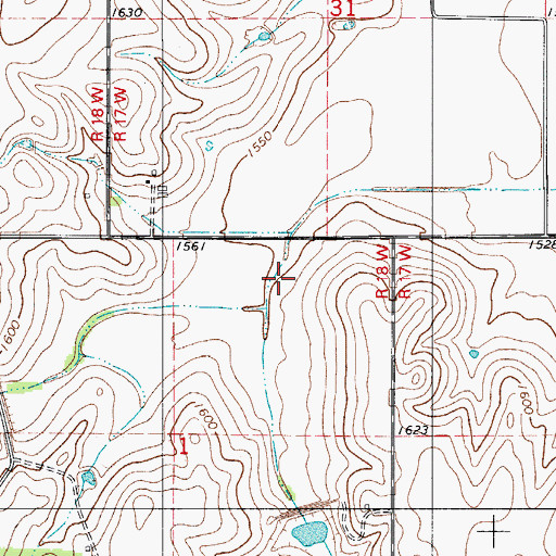Topographic Map of Barnitz Creek Site 63 Dam, OK