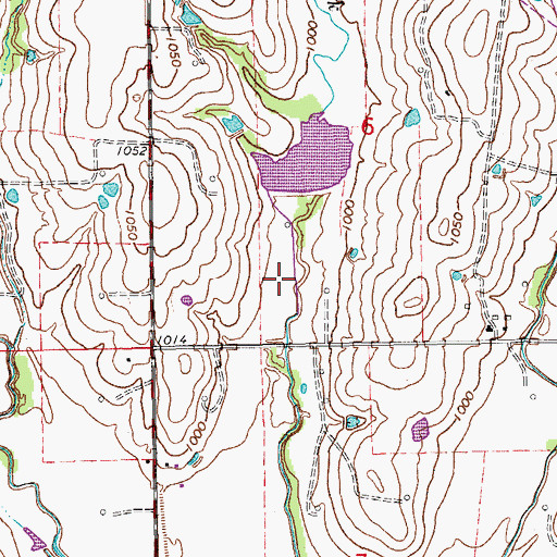 Topographic Map of Finn Creek Site 11 Dam, OK