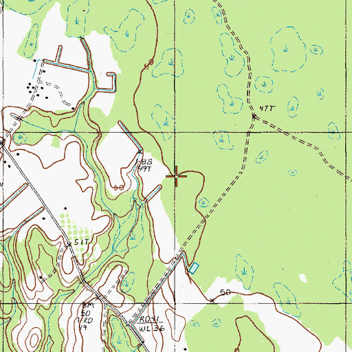 Topographic Map of Cooper, SC