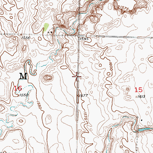 Topographic Map of Township of Haram, ND