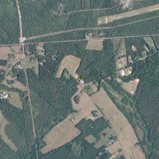 Aerial/Satellite Image of Bumpass Post Office, VA