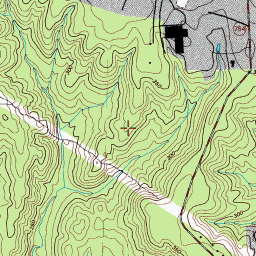 Topographic Map of John Tyler Community College - Midlothian Campus, VA