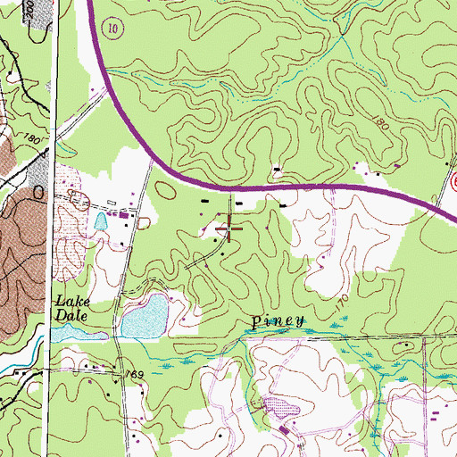 Topographic Map of Edenshire, VA