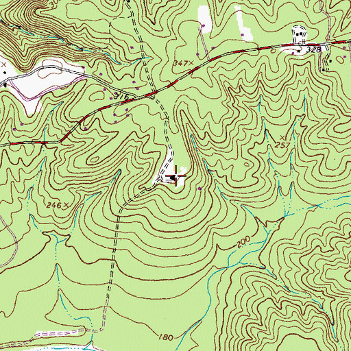 Topographic Map of Eppington, VA