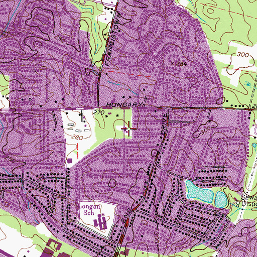 Topographic Map of Good Shepherd United Methodist Church, VA