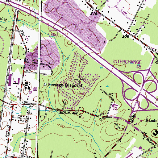 Topographic Map of Laurel West, VA