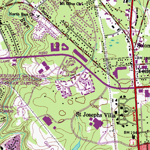 Topographic Map of Stonewall Manor, VA