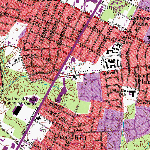 Topographic Map of Fairfield Church (historical), VA