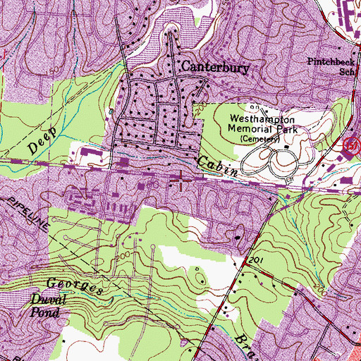 Topographic Map of Grace Community Baptist Church, VA