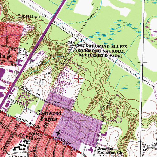 Topographic Map of House of Prayer, VA