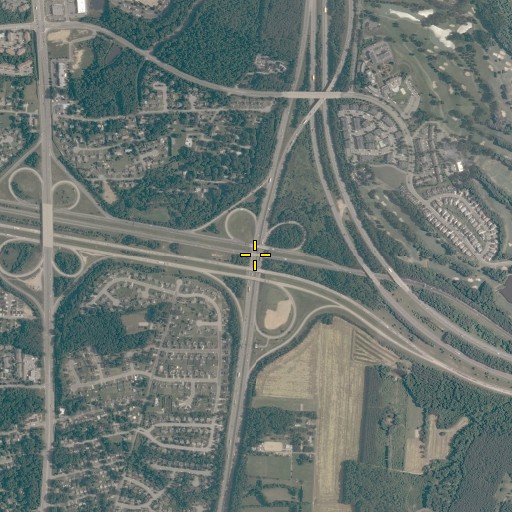 Aerial/Satellite Image of Interchange 84, VA