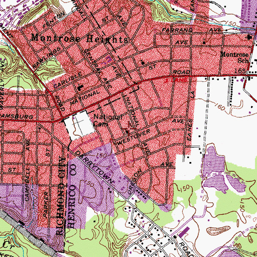 Topographic Map of Our Lady of Fatima Traditional Catholic Church, VA