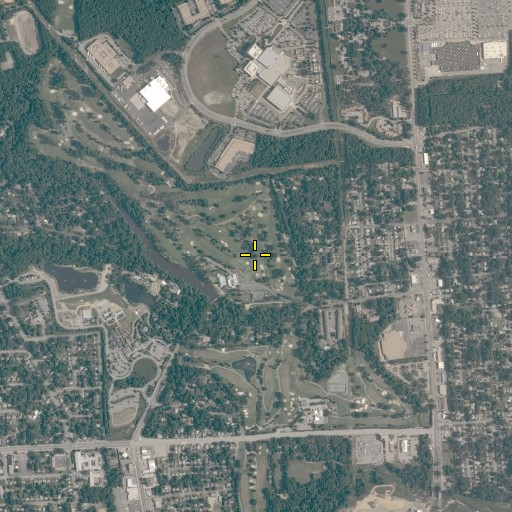 Aerial/Satellite Image of Lakeside Country Club, VA