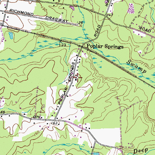 Topographic Map of Church of God, VA
