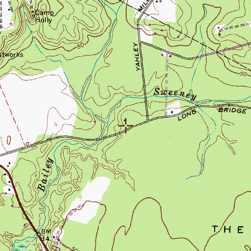 Topographic Map of Union Grove Chapel (historical), VA