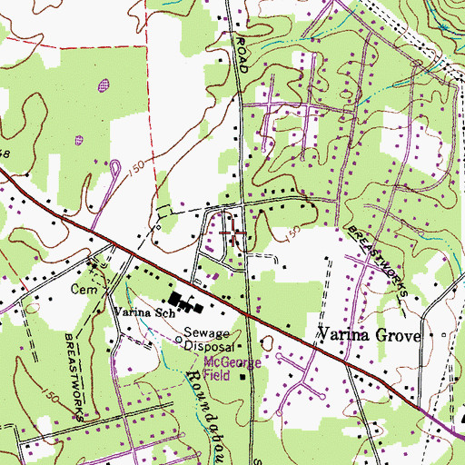 Topographic Map of Varina Place, VA