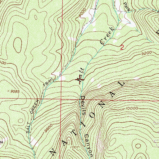 Topographic Map of Devils Canyon, CO