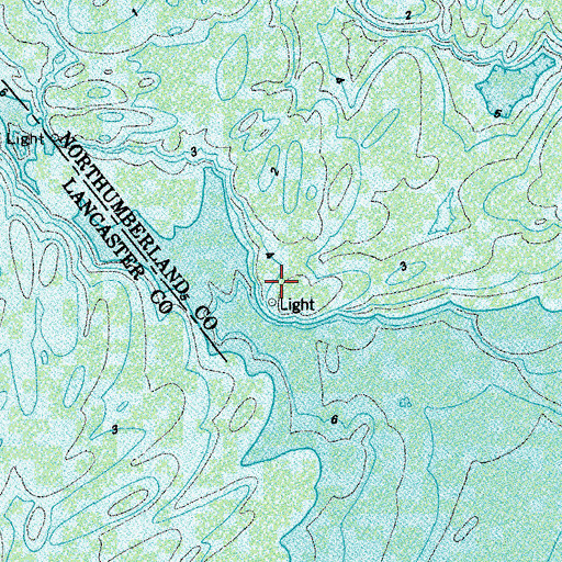 Topographic Map of Cotton Patch Bar Light, VA