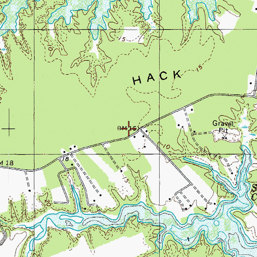 Topographic Map of Jetts Store, VA