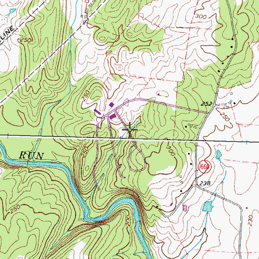 Topographic Map of Broad Run Industrial Park, VA