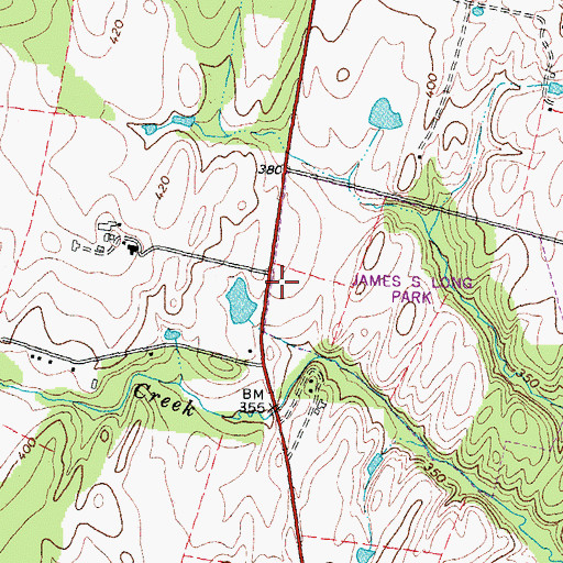 Topographic Map of Gainesville Mini Library, VA